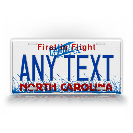 Personalized North Carolina First In Flight Custom State License Plate