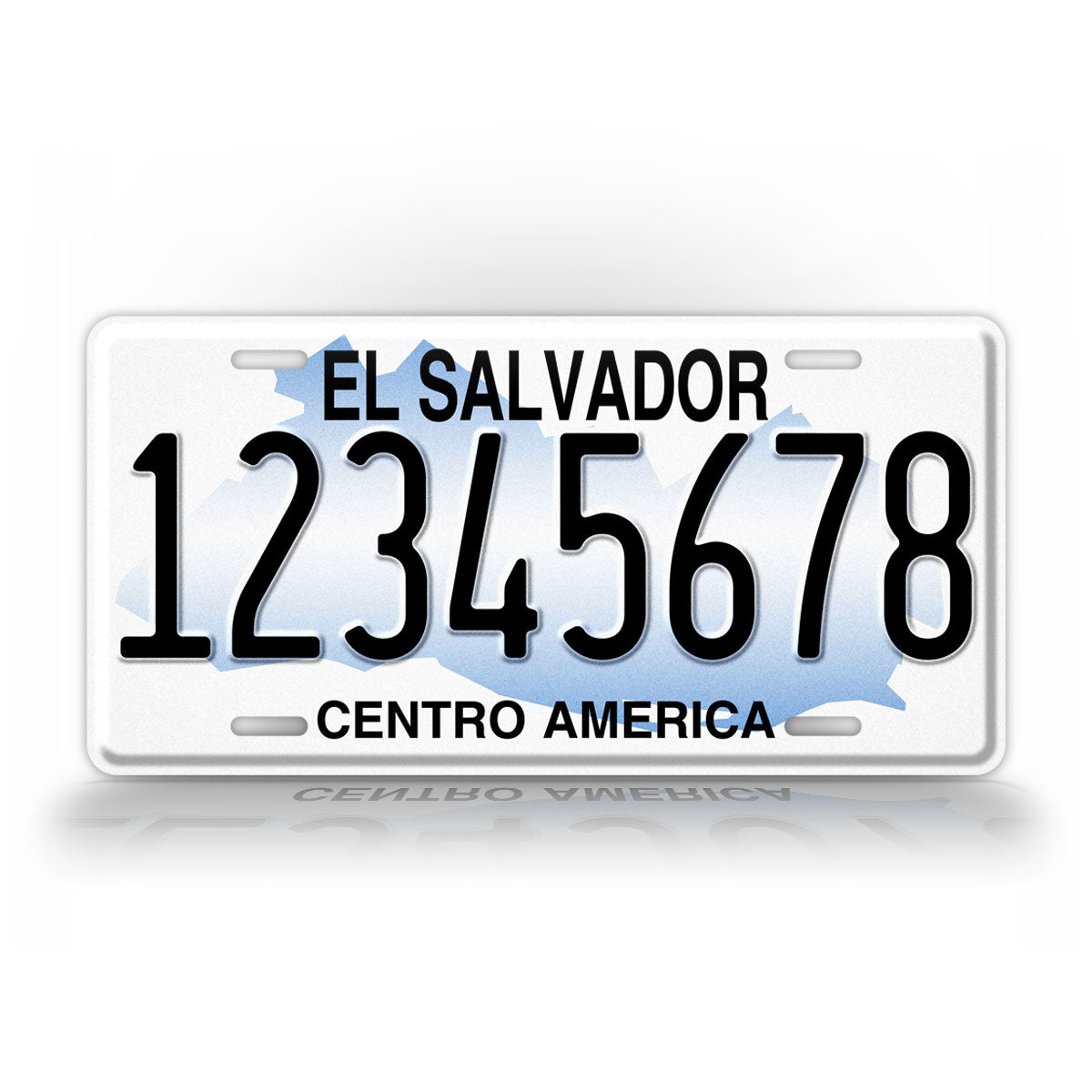 Personalized El Salvador 2000-2010 License Plate