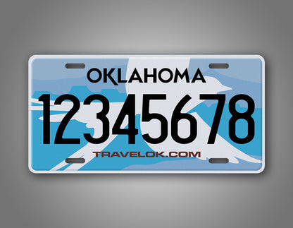 Personalized Oklahoma State Custom License Plate