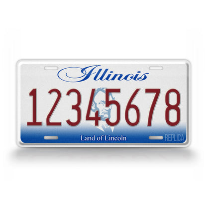 Personalized 2001-2016 Illinois State Custom License Plate