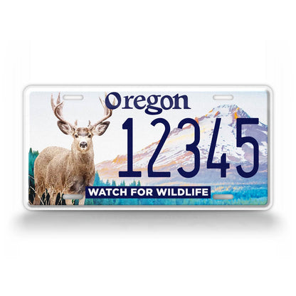 Custom Oregon Watch for Wildlife 2024 License Plate