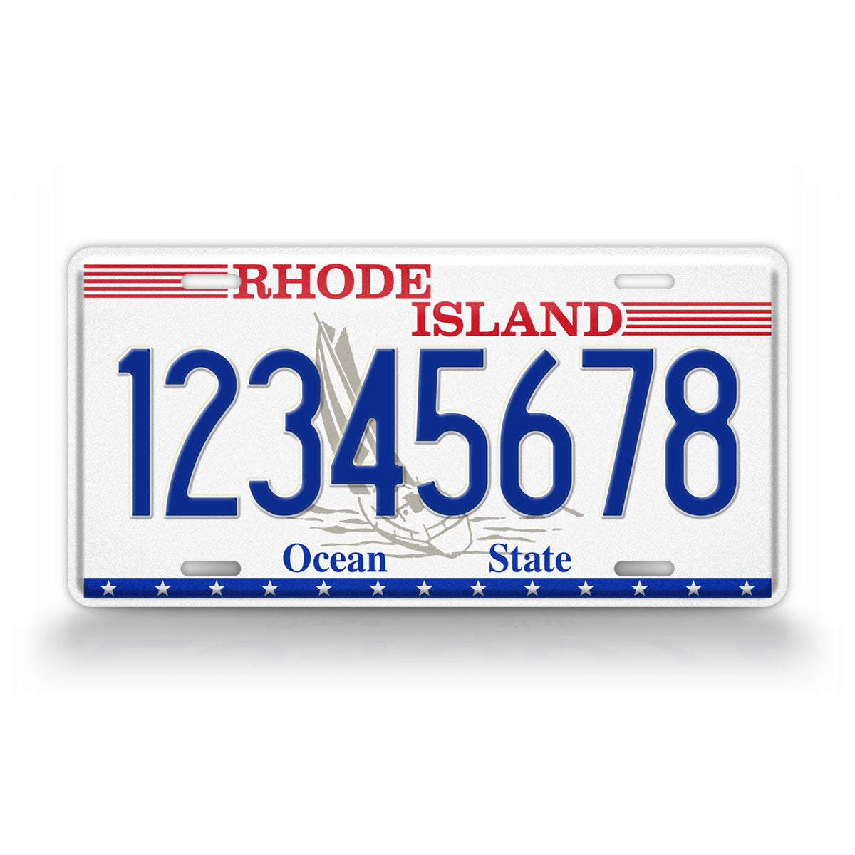 Custom Rhode Island Sailboat Novelty Personalized license Plate