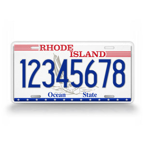 Custom Rhode Island Sailboat Novelty Personalized license Plate