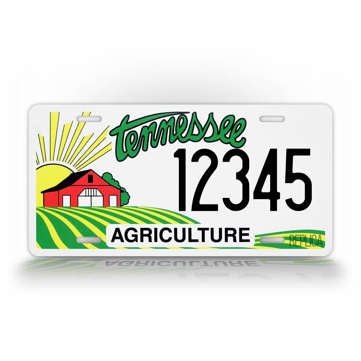 Custom Tennessee Agriculture Personalized License Plate