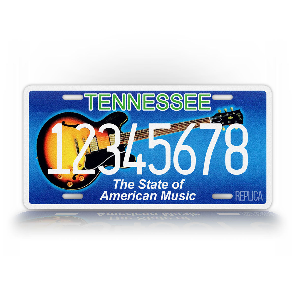 Custom Tennessee Electric Guitar Plate The State Of American Music 6x12 Auto Tag