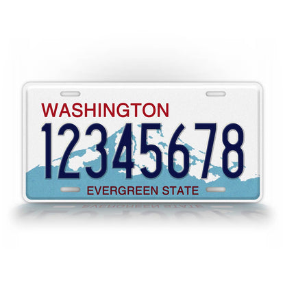 Personalized Washington State Custom License Plate