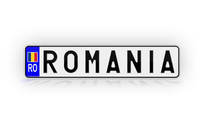 Personalized Romania European Style License Plate