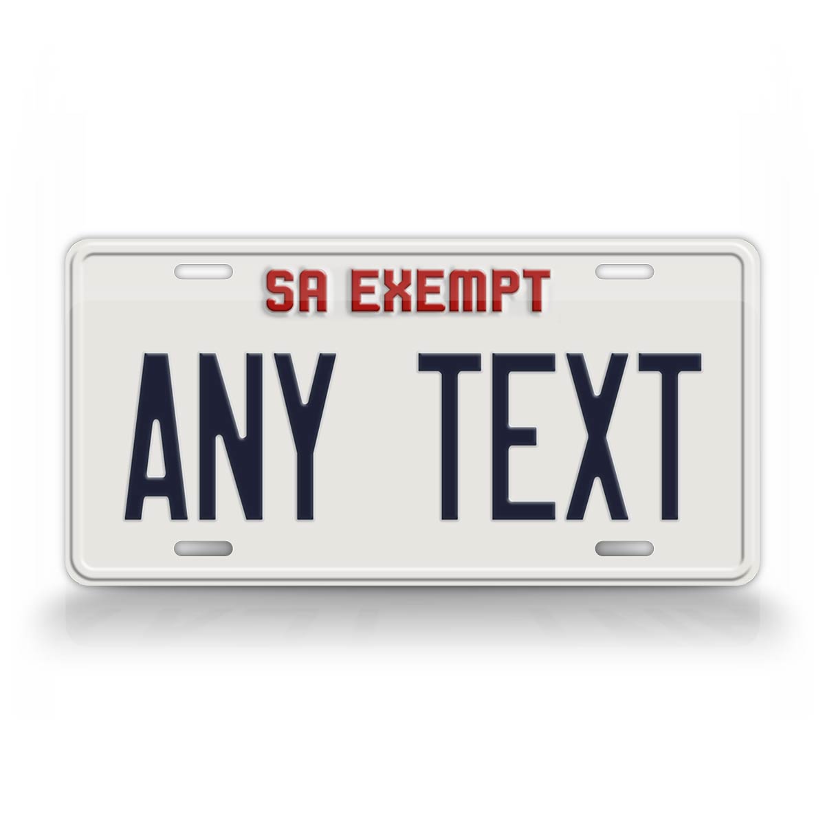 Novelty San Andreas Exempt Custom 6x12 License Plate