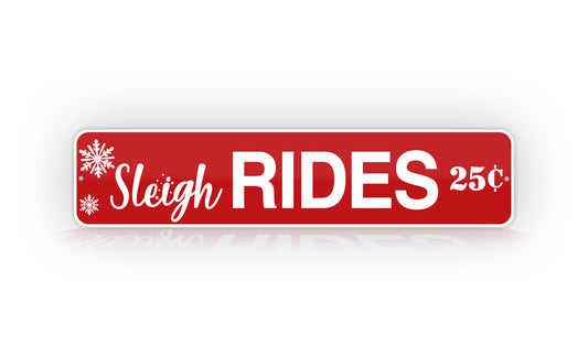 Christmas Sleigh Rides Sign