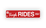 Christmas Sleigh Rides Sign