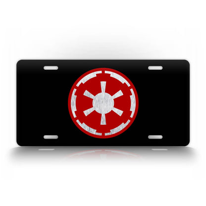 Star Wars Galactic Imperial Emblem License Plate