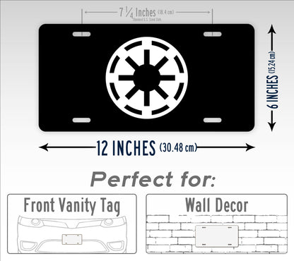 Star Wars Republic Emblem License Plate