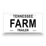 Tennessee Trailer Novelty License Plate