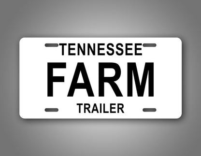 Tennessee Trailer Novelty License Plate