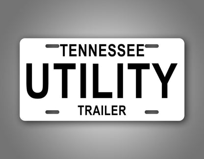 Tennessee Trailer Novelty License Plate