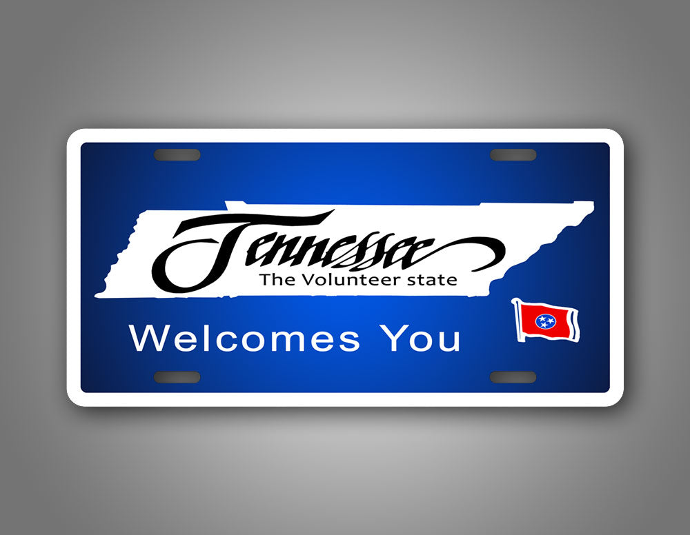 Tennessee Welcome Sign  License Plate