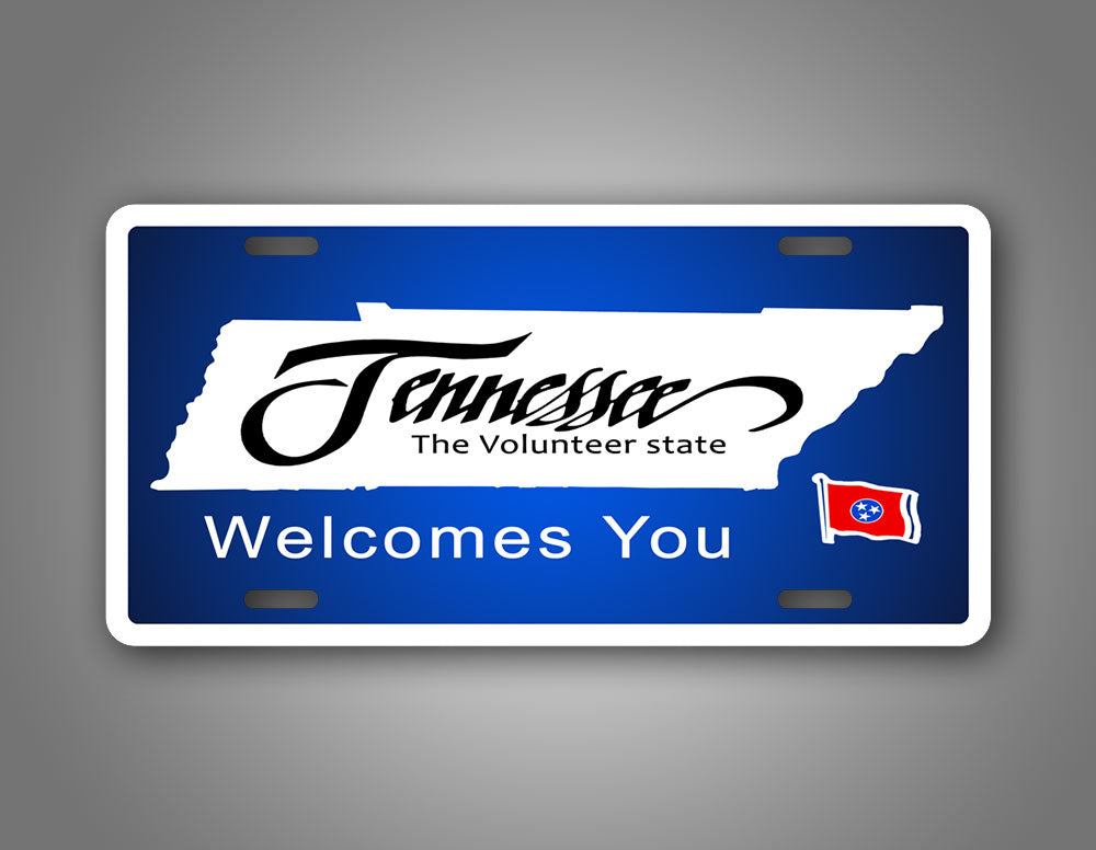 Tennessee Welcome Sign License Plate