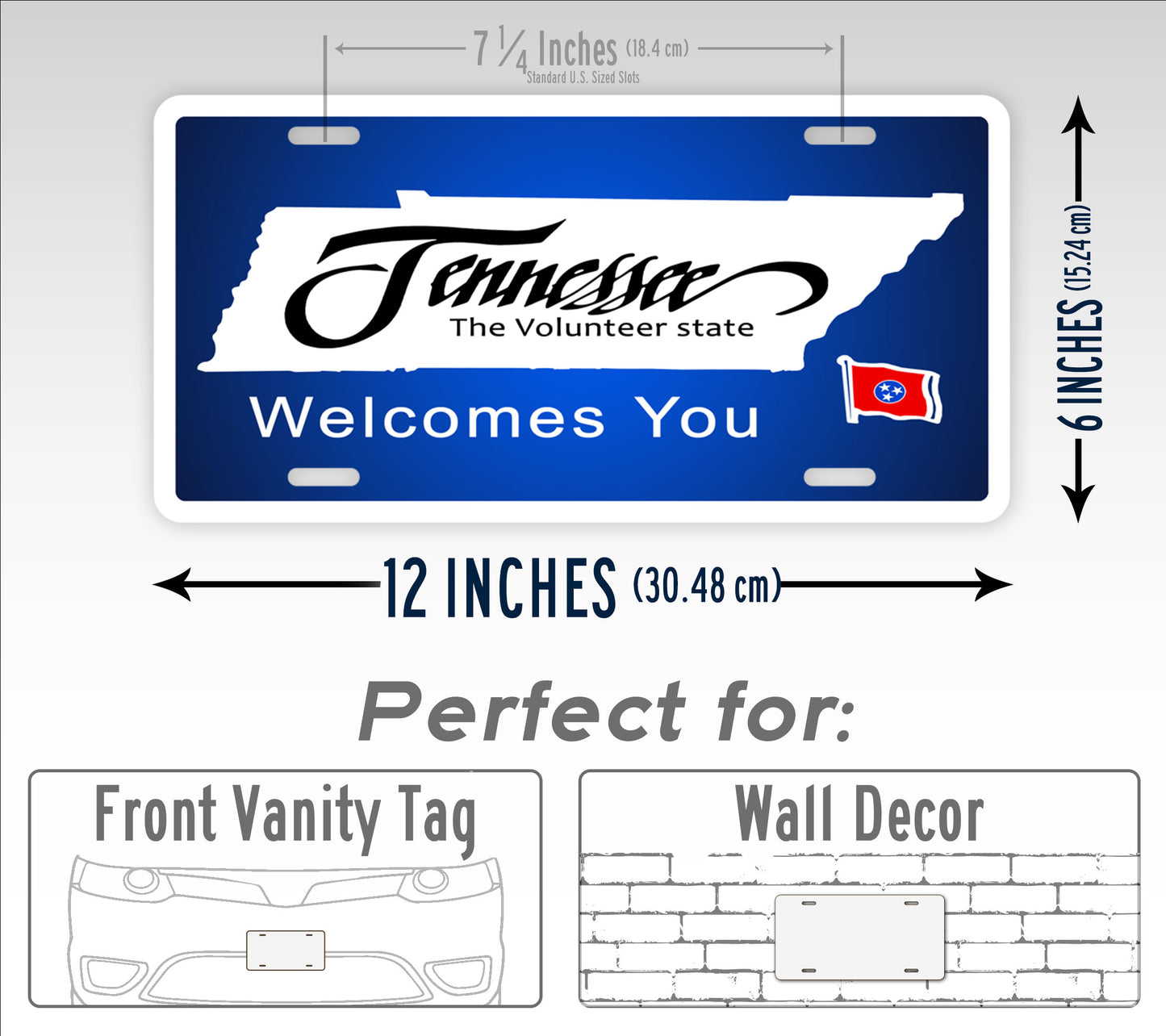 Tennessee Welcome Sign License Plate