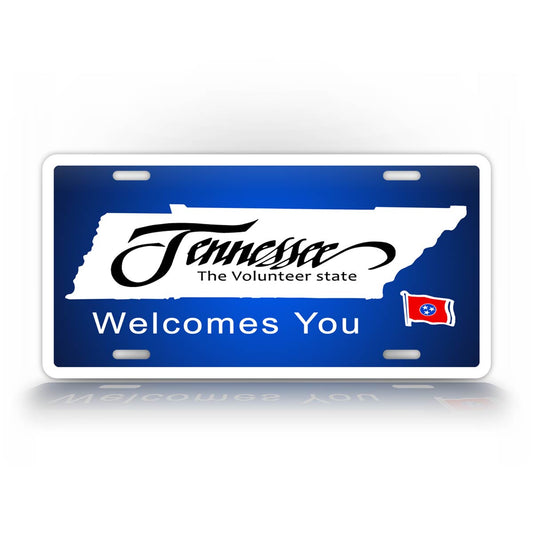 Tennessee Welcome Sign License Plate