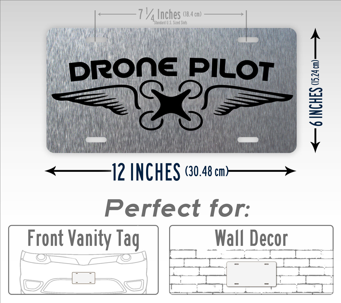 Drone Pilot License Plate