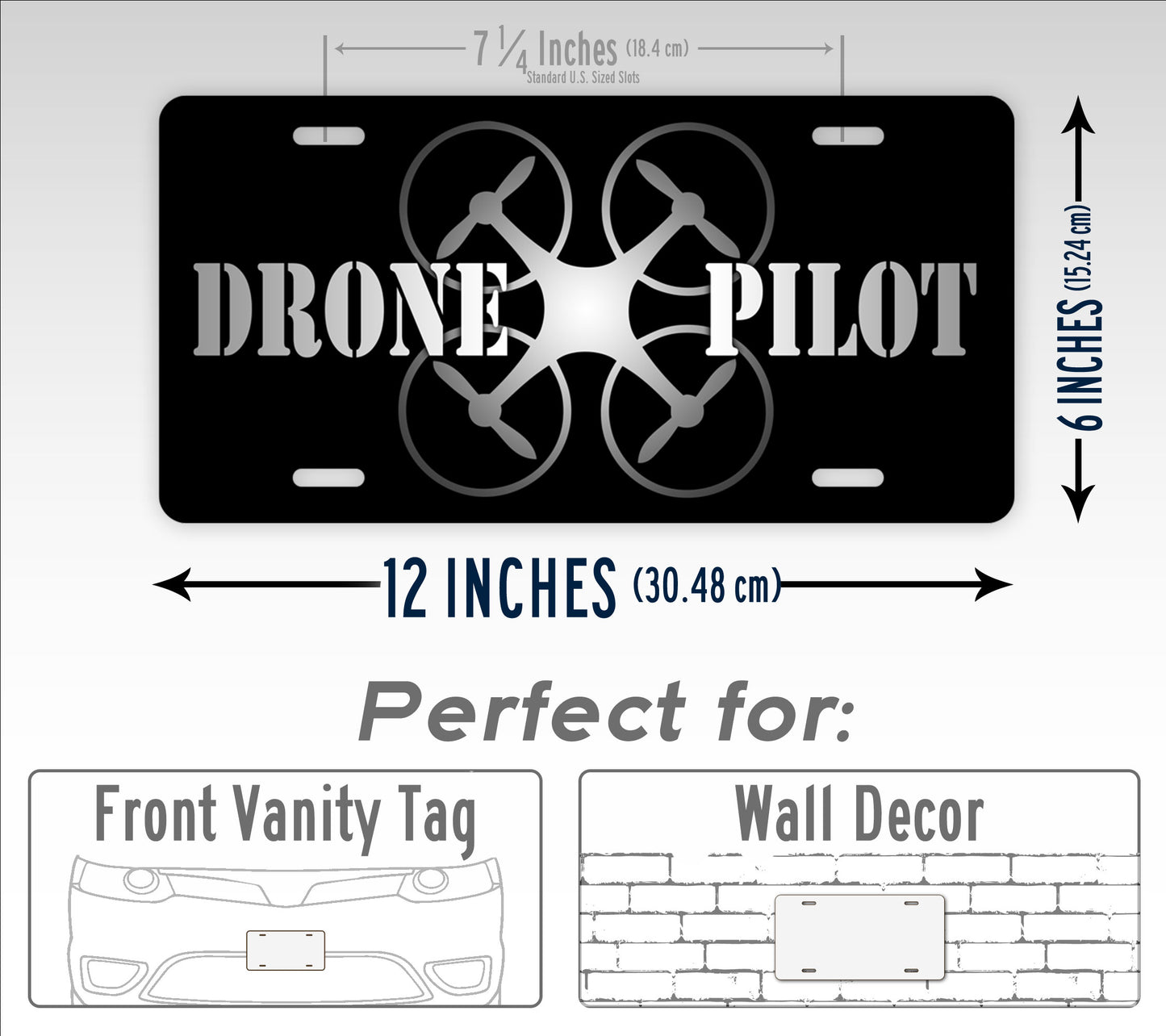 Drone / UAV Pilot License Plate