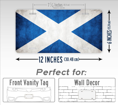 Scotland Flag License Plate