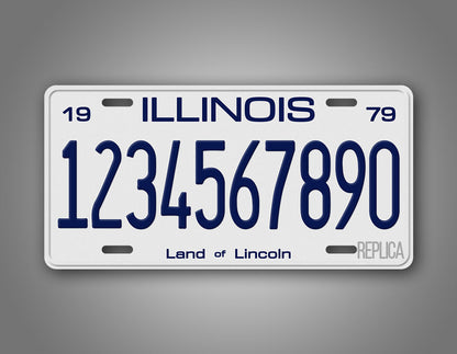 Personalized 1979-1983 Illinois State License Plate