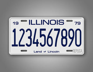 Personalized 1979-1983 Illinois State License Plate