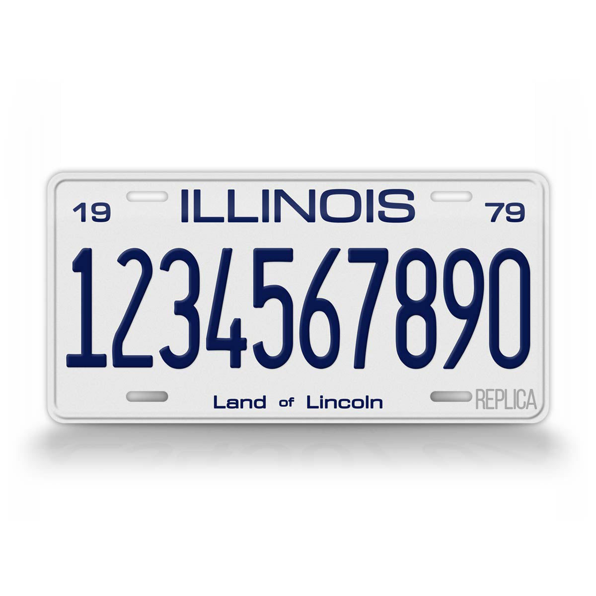 Personalized 1979-1983 Illinois State License Plate