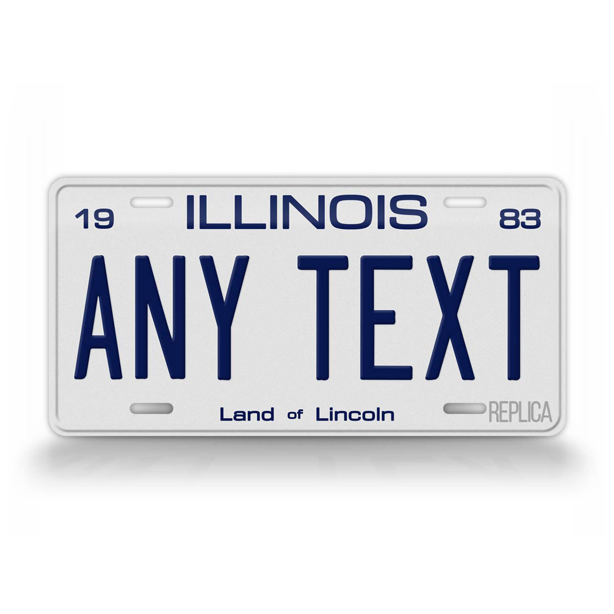 Personalized 1979-1983 Illinois State License Plate