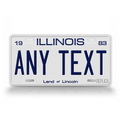 Personalized 1979-1983 Illinois State License Plate