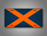 Alabama Flag College Football Auburn Colors License Plate