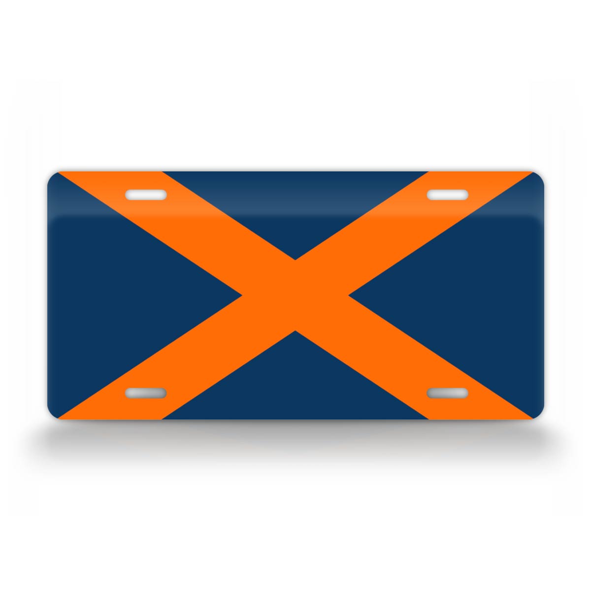 Alabama Flag College Football Auburn Colors License Plate