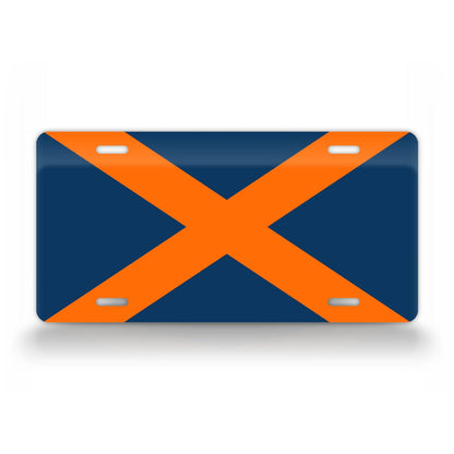 Alabama Flag College Football Auburn Colors License Plate