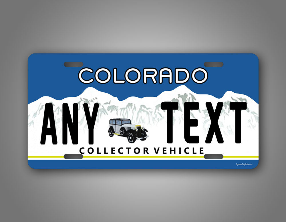 Colorado Antique Vehicle Auto Tag
