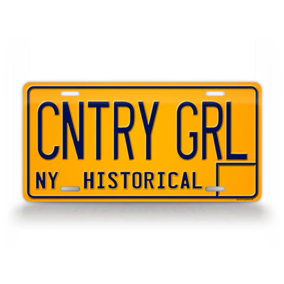 Vintage New York Personalized License Plate