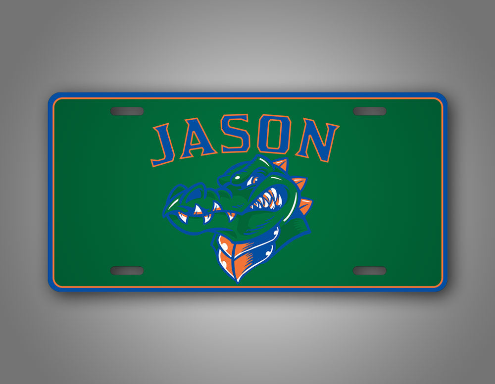 Florida Gators Football Fan Personalized Any Name Auto Tag 