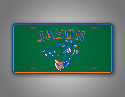 Florida Gators Football Fan Personalized Any Name Auto Tag 