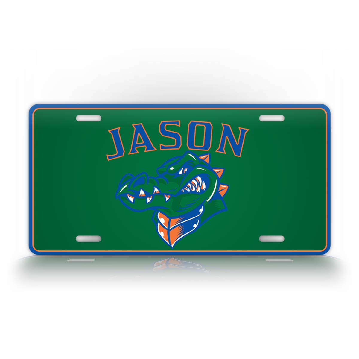 Florida Gators Football Fan Custom Name Auto Tag 