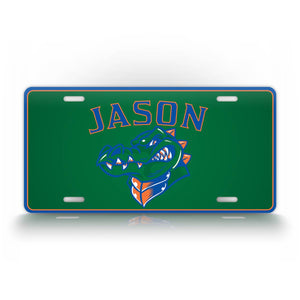 Florida Gators Football Fan Custom Name Auto Tag 