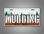 Gone Mudding License Plate
