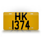 Personalized U.S. Sized Replica Hong Kong License Plate