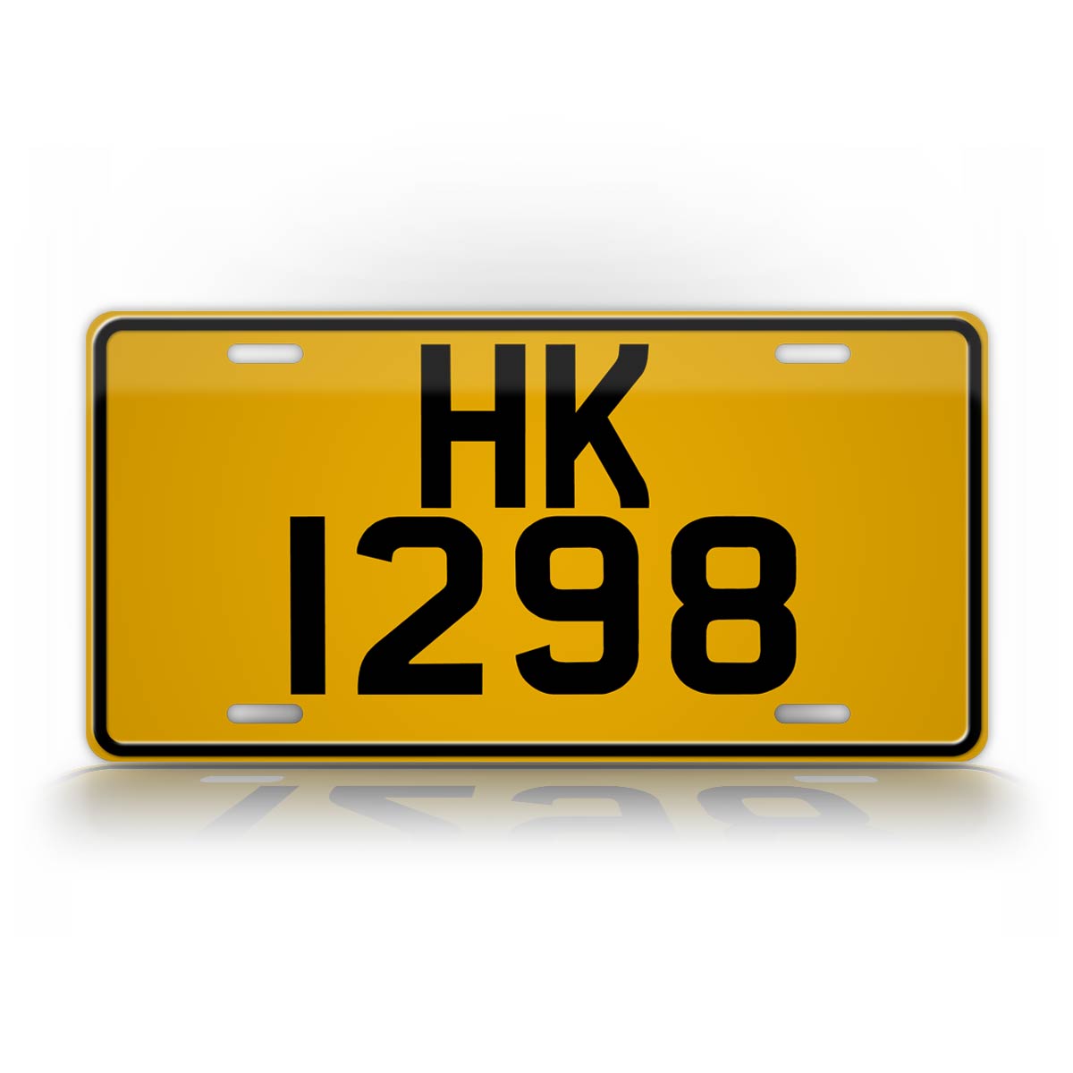 Personalized U.S. Sized Replica Hong Kong License Plate