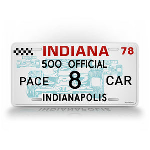 Personalized Indy 500 Custom License Plate