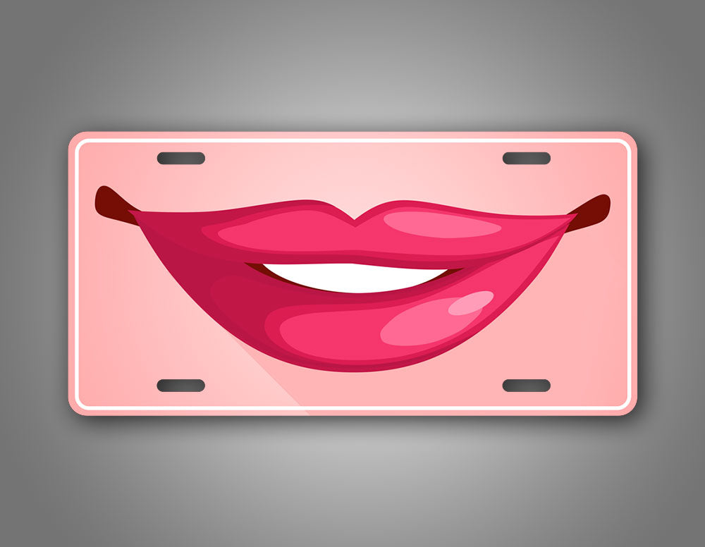 Hot Smiling Lips Auto Tag
