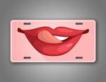 Hot Licking Lips Auto Tag 