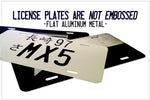 Personalized Emergency EMT Custom License Plate