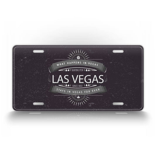 What Happens In Las Vegas Stays In Las Vegas License Plate