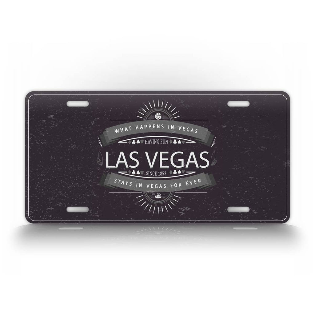 What Happens In Las Vegas Stays In Las Vegas License Plate