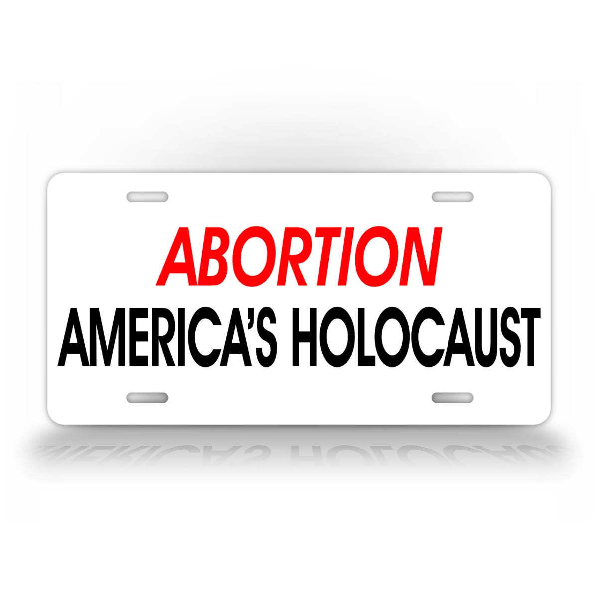 Abortion, America's Holocaust License Plate